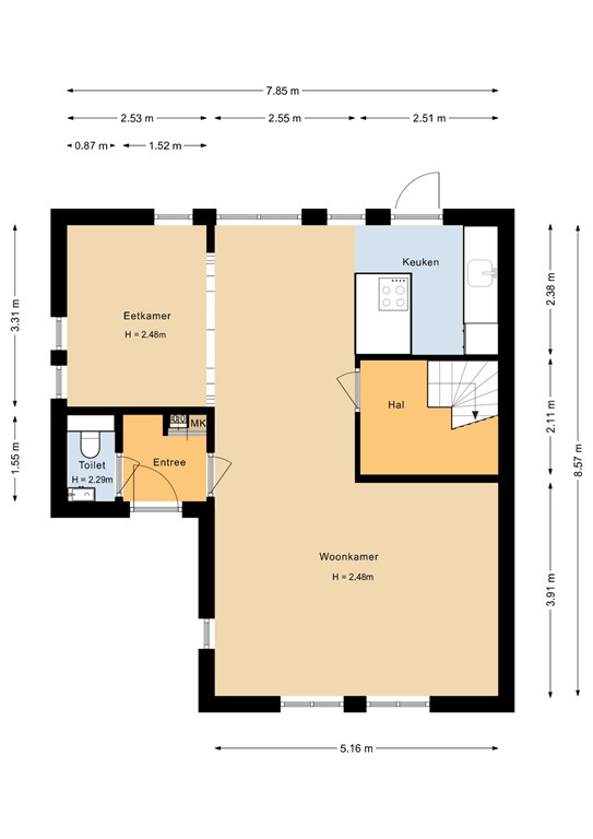 mediumsize floorplan